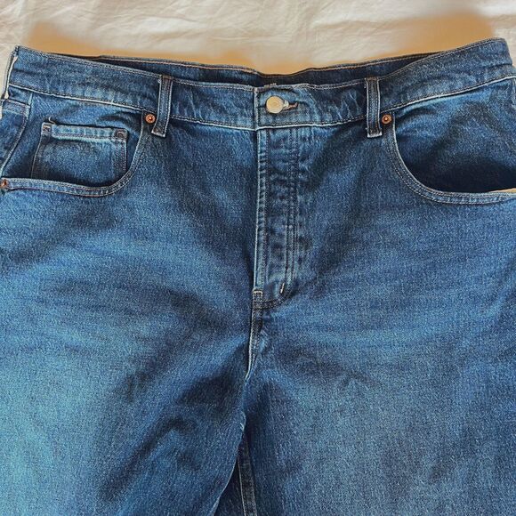 Old Navy Mid-Rise The Slouchy Wide Leg Jeans Women’s Relaxed Size 16 - Picture 9 of 11